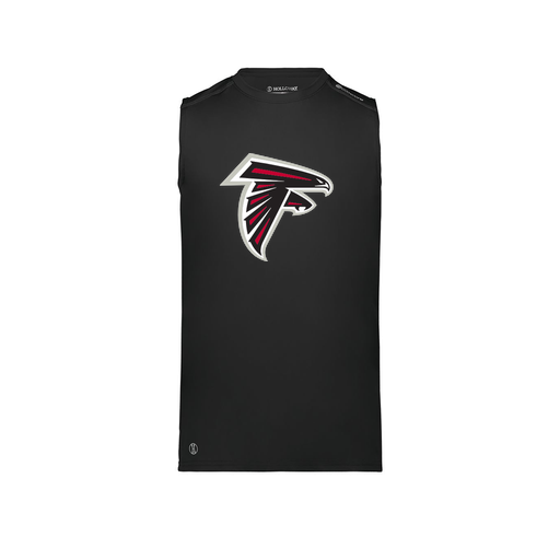 [222593.080.S-LOGO1] Men's CoolDry TankTop (Adult S, Black, Logo 1)