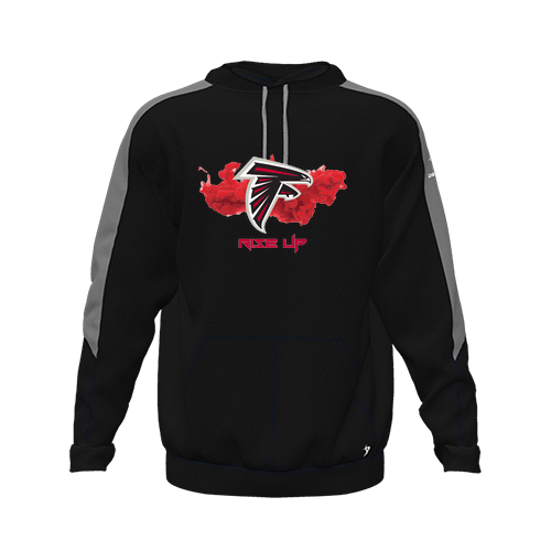 [CUS-DFW-HOOD-FLC-LSL-BLK-YXS-LOGO2] Hoodie (Youth XS, Black, Logo 2)
