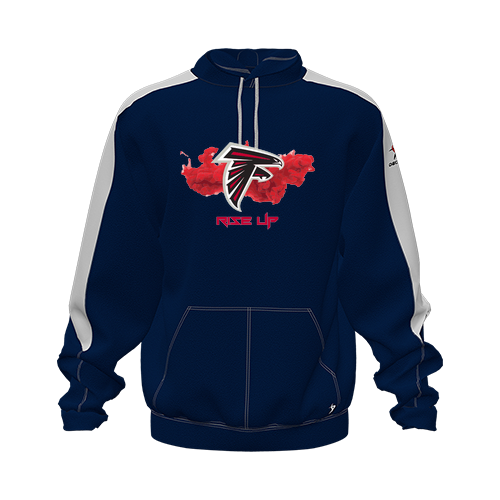 [CUS-DFW-HOOD-FLC-LSL-NVY-YXS-LOGO2] Hoodie (Youth XS, Navy, Logo 2)