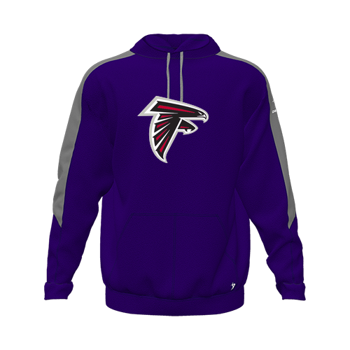 [CUS-DFW-HOOD-FLC-LSL-PUR-YXS-LOGO1] Hoodie (Youth XS, Purple, Logo 1)