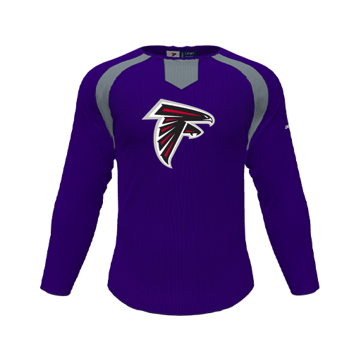 [CUS-DFW-PULL-FLC-CNK-LSL-PUR-YS-LOGO1] Pullover (Youth S, Purple, Logo 1)