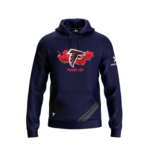 [FOLHSMNV-YXS-LOGO2] Decker Summit Hoodie (Youth XS, Navy, Logo 2)