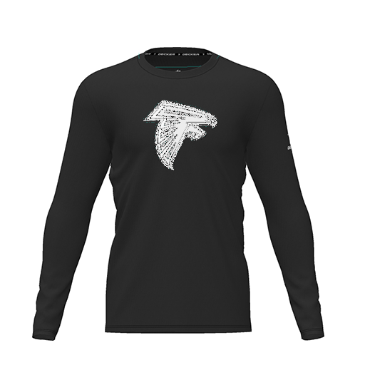[CUS-DRIF-TEES-PER-CNK-LSL-BLK-YXS-LOGO1] Dri Fit Performance T-Shirt (Youth XS, Black, Logo 1, Long Sleeve)