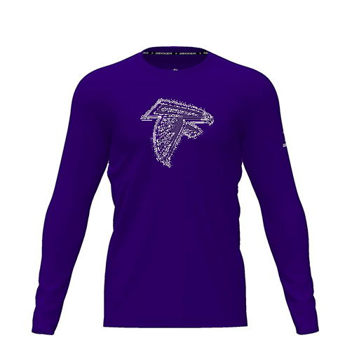 [FTLCDFPP-YXS-LOGO1] Dri Fit Performance T-Shirt (Youth XS, Purple, Logo 1, Long Sleeve)