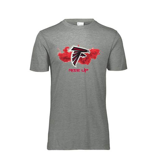 [FTSCUBGY-AS-LOGO2] Decker Men's Tri-Blend T-Shirt - Short Sleeve (Adult S, Gray, Logo 2)