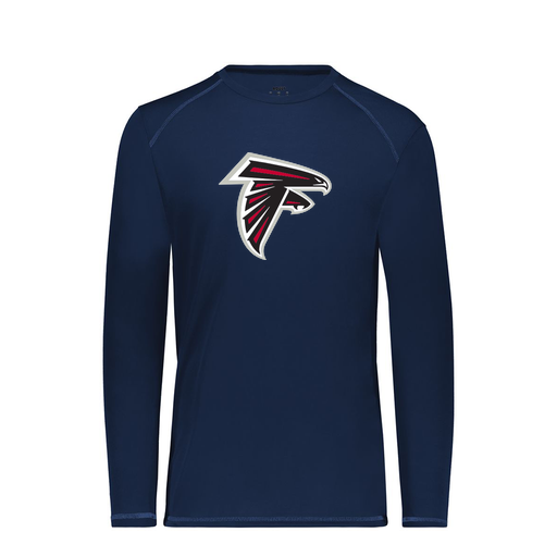 [6846.065.S-LOGO1] Youth SoftTouch Long Sleeve (Youth S, Navy, Logo 1)