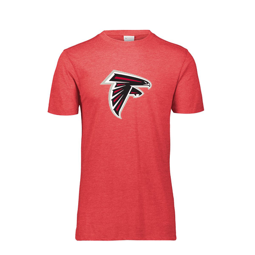 [FTSCUBRD-YS-LOGO1] Decker Youth Tri-Blend T-Shirt - Short Sleeve (Youth S, Red, Logo 1)