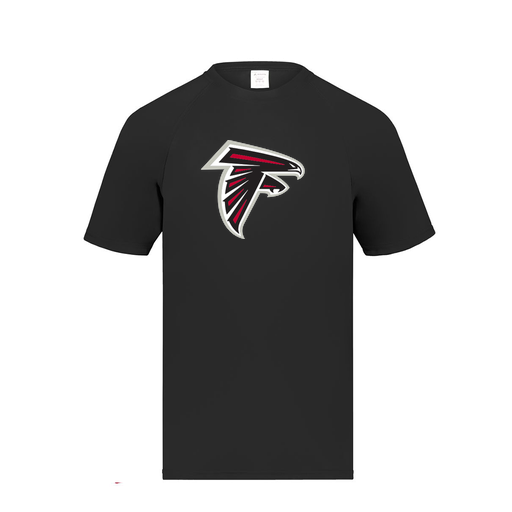 [2791.080.S-LOGO1] Youth Smooth Sport T-Shirt (Youth S, Black, Logo 1)