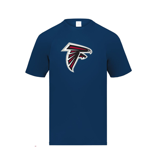 [2791.065.S-LOGO1] Youth Smooth Sport T-Shirt (Youth S, Navy, Logo 1)