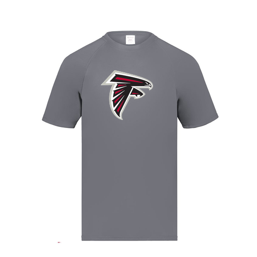 [2791.059.S-LOGO1] Youth Smooth Sport T-Shirt (Youth S, Gray, Logo 1)