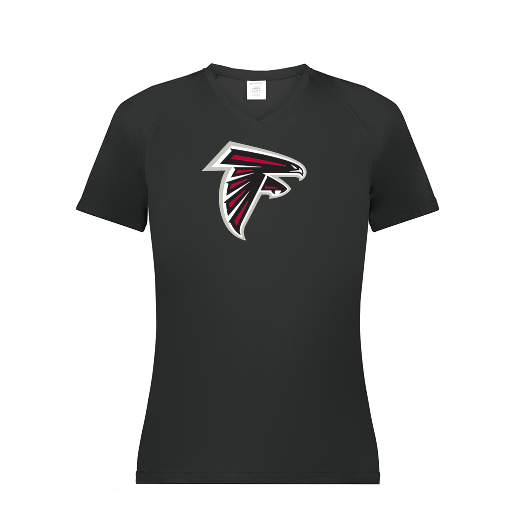 Ladies Smooth Sport V-Neck T-Shirt