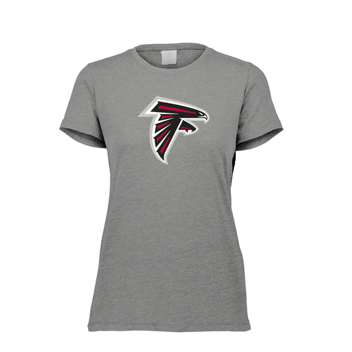[FTSCUBGY-FAXS-LOGO1] Decker Women's Tri-Blend T-Shirt - Short Sleeve (Female Adult XS, Gray, Logo 1)