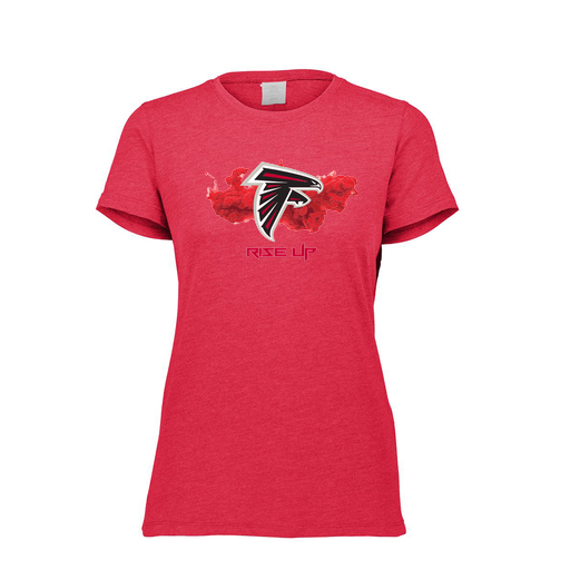 [FTSCUBRD-FAXS-LOGO2] Decker Women's Tri-Blend T-Shirt - Short Sleeve (Female Adult XS, Red, Logo 2)