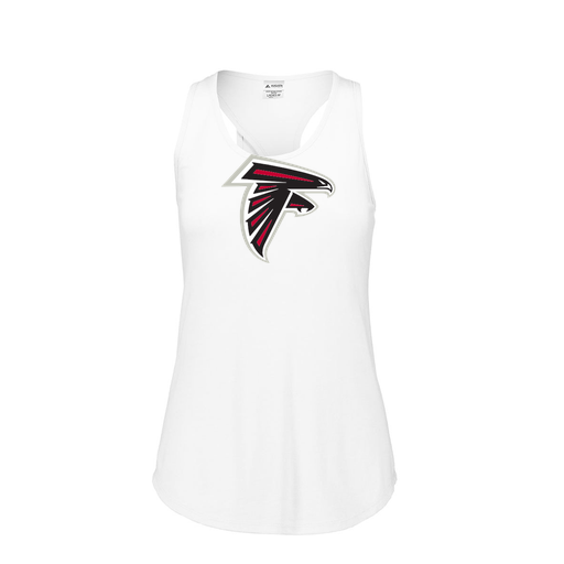 [3078.005.S-LOGO1] Ladies Tri Blend Tank Top (Female Adult S, White, Logo 1)