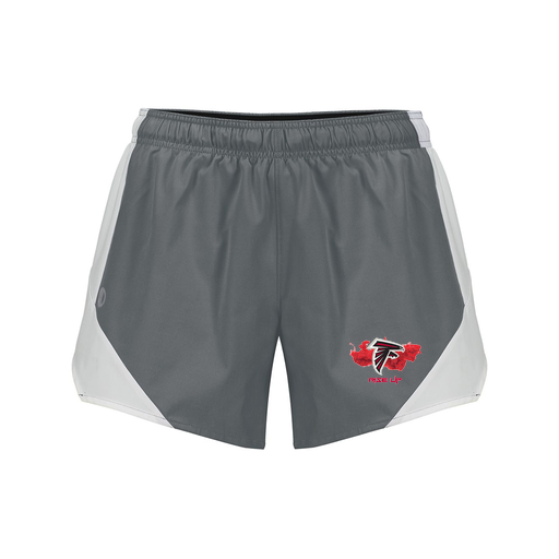 [229489.R04.S-LOGO2] Girls Olympus Shorts (Female Youth S, Gray, Logo 2)