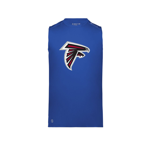 [222593.060.S-LOGO1] Men's CoolDry TankTop (Adult S, Royal, Logo 1)