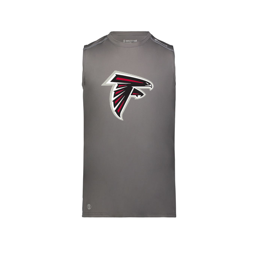 [222593.98D.S-LOGO1] Men's CoolDry TankTop (Adult S, Gray, Logo 1)