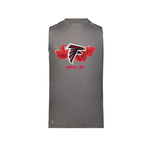 [222593.98D.S-LOGO2] Men's CoolDry TankTop (Adult S, Gray, Logo 2)