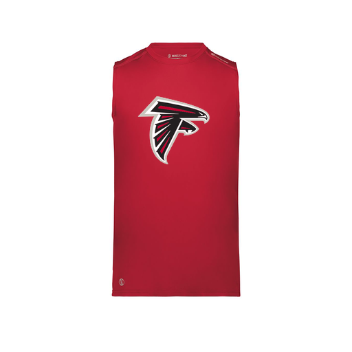 [222593.083.S-LOGO1] Men's CoolDry TankTop (Adult S, Red, Logo 1)