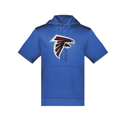 [6871.060.S-LOGO1] Men's Dri Fit Short Sleeve Hoodie (Adult S, Royal, Logo 1)