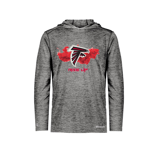 [FOLHCGBK-AS-LOGO2] Decker Men's Charge Hoodie (Adult S, Black, Logo 2)