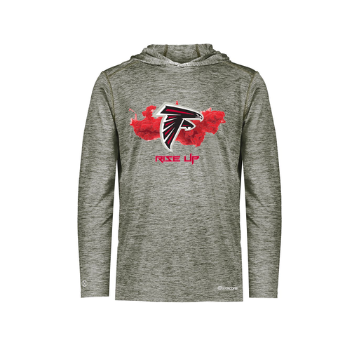 [FOLHCGGY-AS-LOGO2] Decker Men's Charge Hoodie (Adult S, Gray, Logo 2)