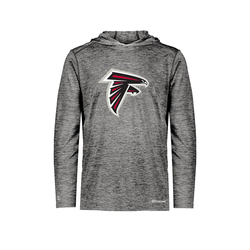 [FOLHCGBK-YS-LOGO1] Decker Youth Charge Hoodie (Youth S, Black, Logo 1)