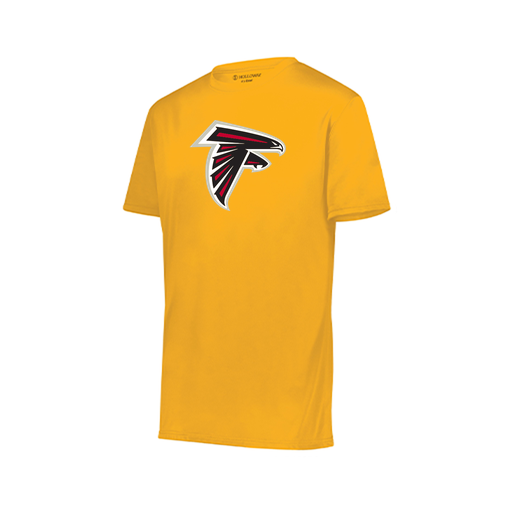[222819.025.XXS-LOGO1] Youth Movement Dri Fit Shirt (Youth XXS, Athletic Gold, Logo 1)