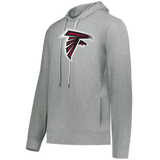 [222698.013.S-LOGO1] YOUTH VENTURA THIN KNIT HOODIE (Youth S, Silver, Logo 1)