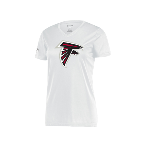 [222820.005.S-LOGO1] Ladies Movement Dri Fit Shirt (Female Adult S, White, Logo 1)