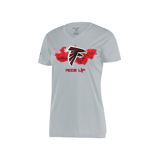 [222820.099.S-LOGO2] Ladies Movement Dri Fit Shirt (Female Adult S, Silver, Logo 2)