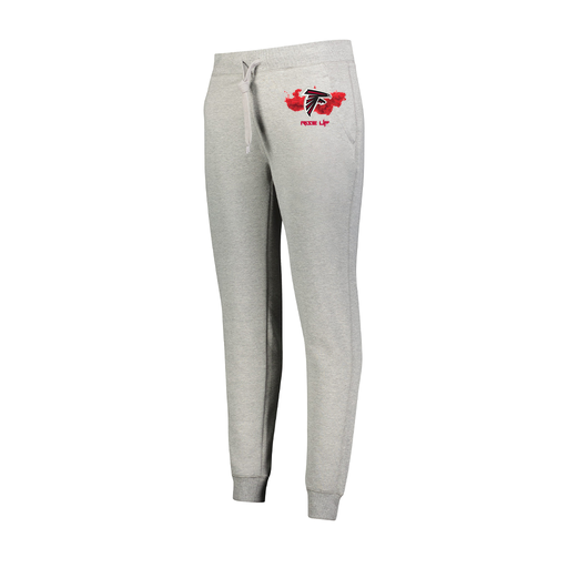 [229748.017.XS-LOGO2] Ladies 60/40 Fleece Jogger (Female Adult XS, Silver, Logo 2)