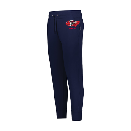 [222799.065.XS-LOGO2] LADIES VENTURA SOFT KNIT JOGGER (Female Adult XS, Navy, Logo 2)